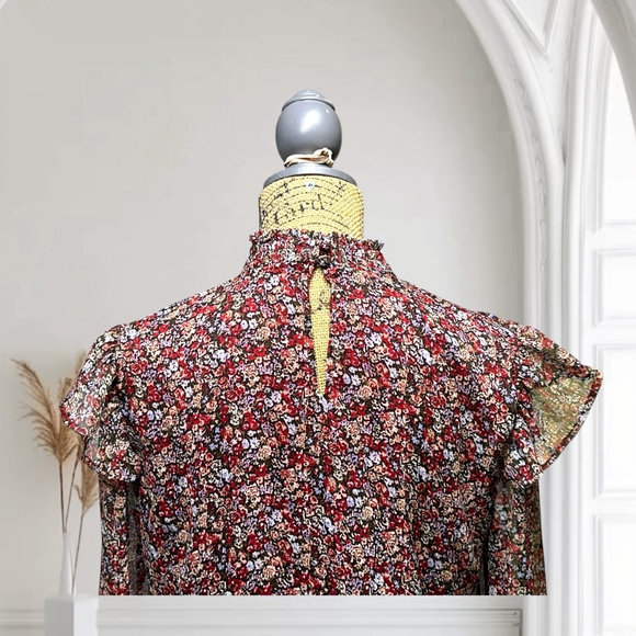 241 - ONLY Neon & Nylon Blouse Floral - Picture 4 of 14